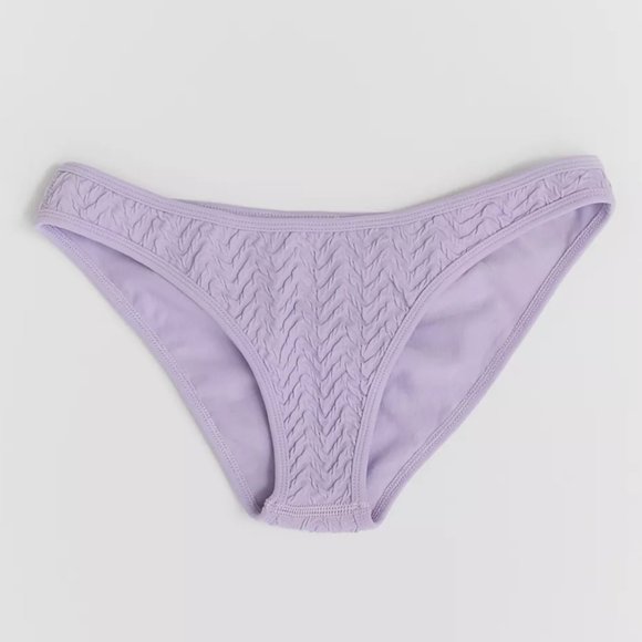 NWT UO Lavender Seamless Zigzag Bikini Set - "M/L" - Picture 4 of 5